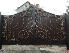 кованые ворота в москве 3
